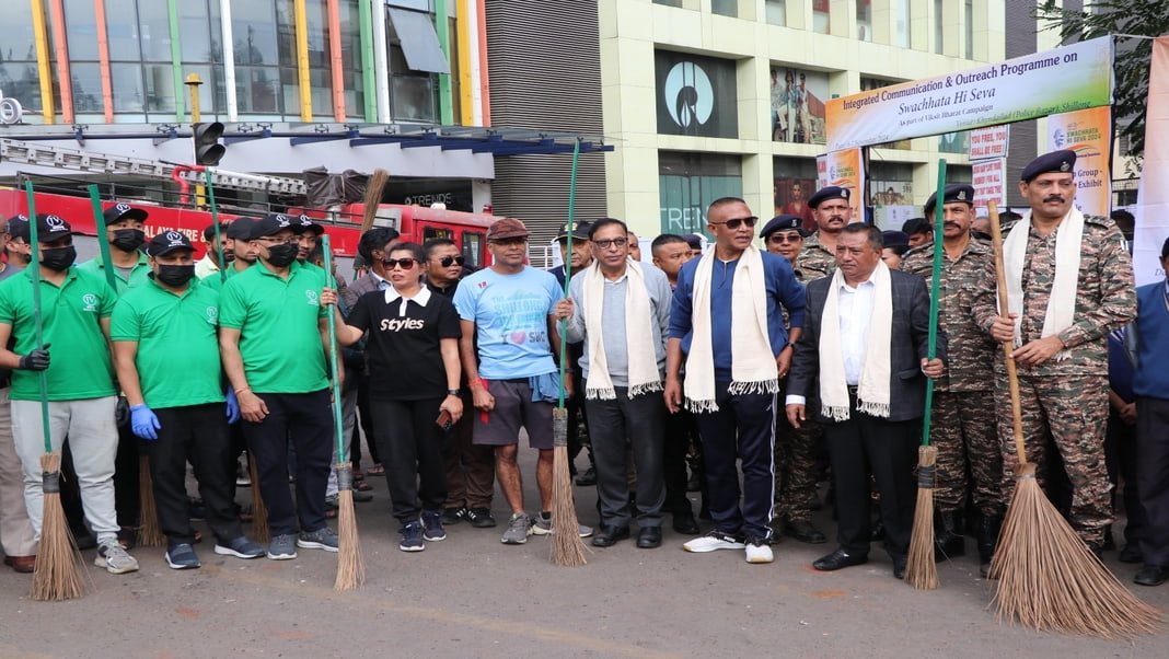 CBC & PIB join hands for cleaning drive at Khyndailad, call for community participation