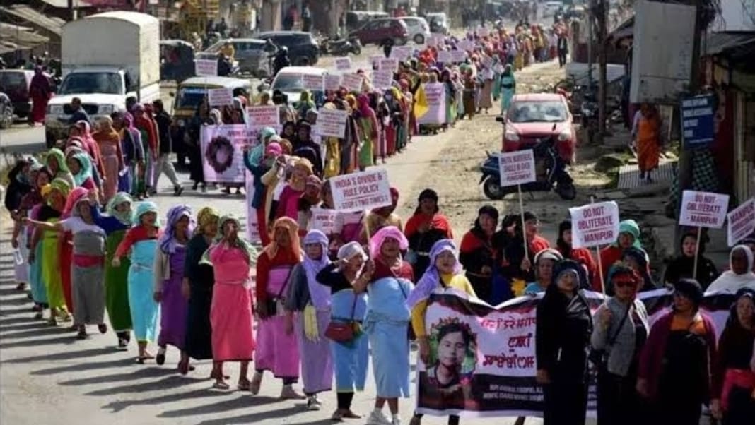 Thousands Protest in Imphal East Demanding AFSPA Removal