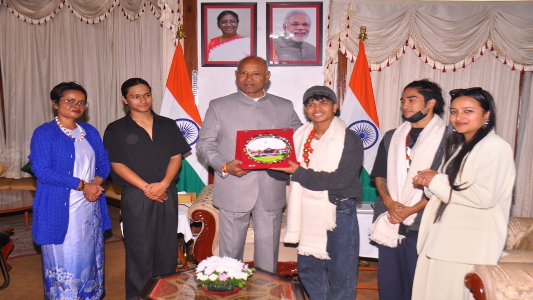 Meghalaya Guv felicitates Steve Jyrwa, winner of India’s Best Dancer season 4