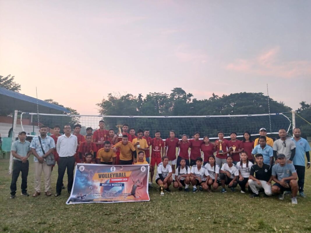 Ampati hosts volleyball tournament to identify top players for Meghalaya Games 2025