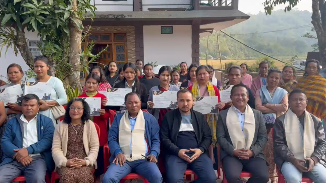 Towards a skilled Meghalaya: 50 trainees complete training in organic dyeing, spinning & weaving