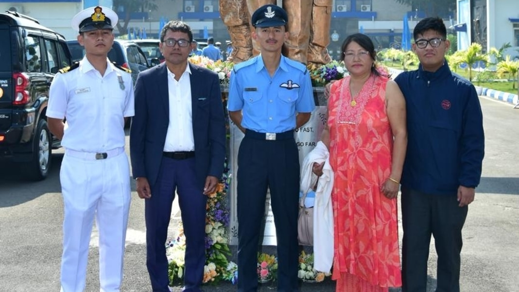 Manipuri boy commissioned in flying branch of Indian Air Force