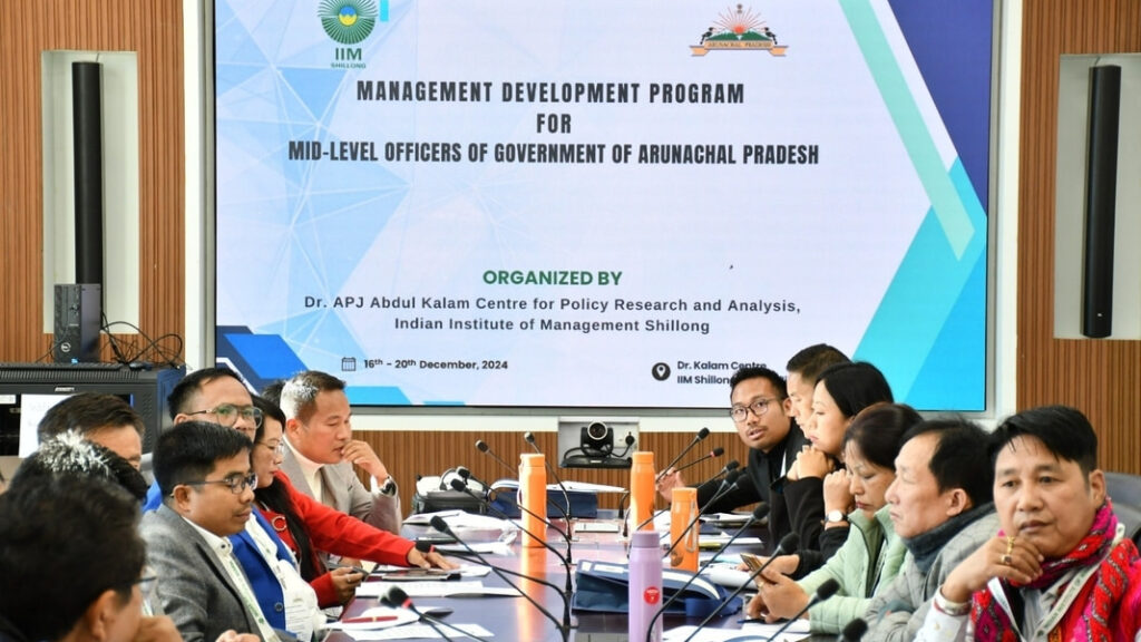 Empowering governance: IIM Shillong’s training for Arunachal’s officers