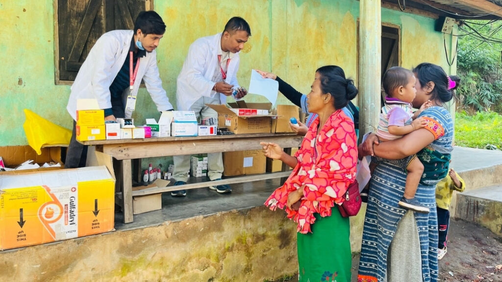 USTM Outreach: PA Sangma Medical College & Hospital conducts free health camp at Amphanggre Village