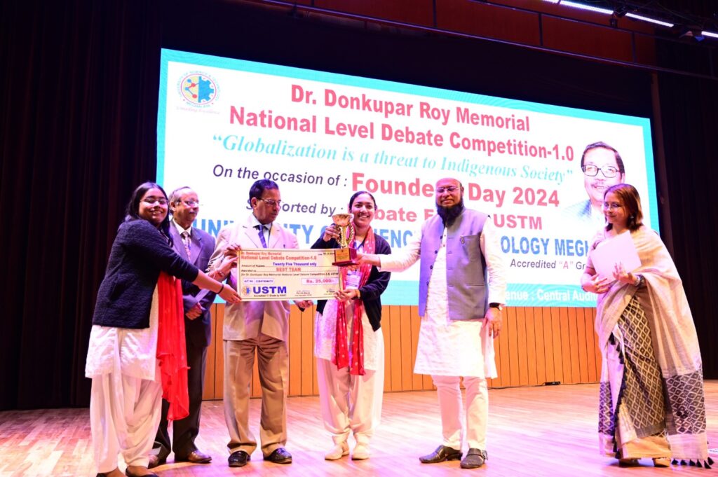 Handique Girls’ College wins USTM’s Dr Donkuper Roy Memorial National Debate