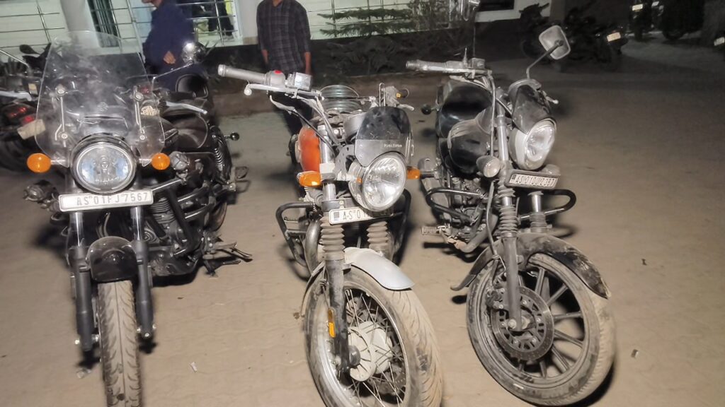 Interstate vehicle lifting racket busted in Guwahati and Meghalaya; six arrested, stolen bikes recovered