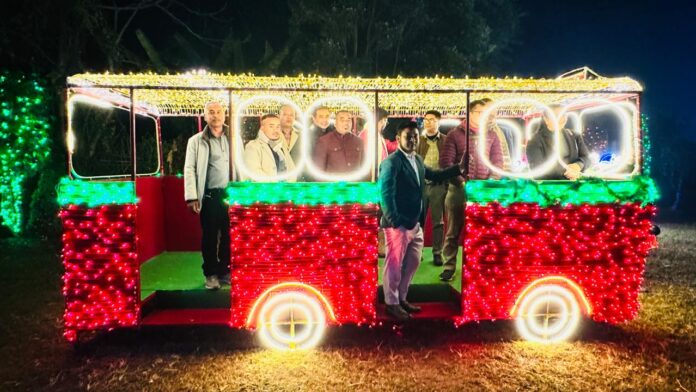 Lights extravaganza begins in Moolamylliang village ahead of Christmas