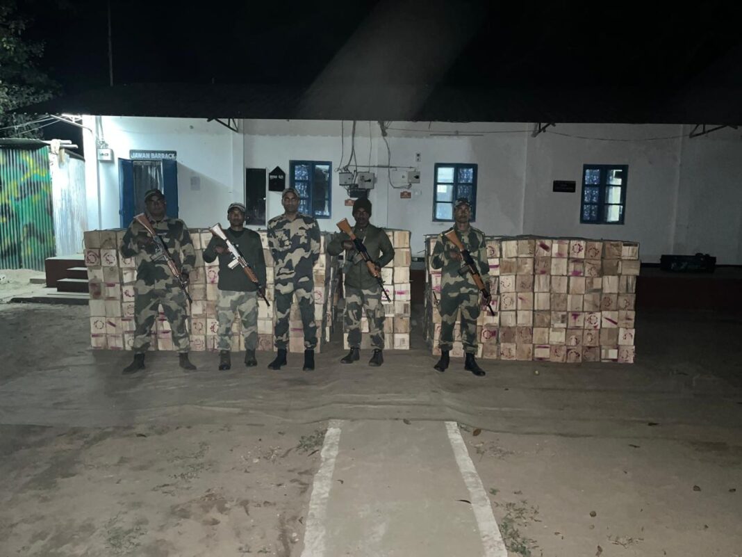 BSF - Meghalaya police thwart smuggling attempt along Indo-Bangladesh border