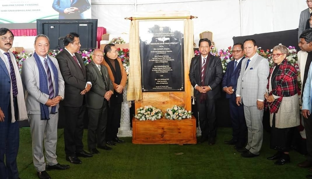 CM Conrad Sangma lay foundation for ₹1188 Cr new Secretariat complex in Shillong administrative city