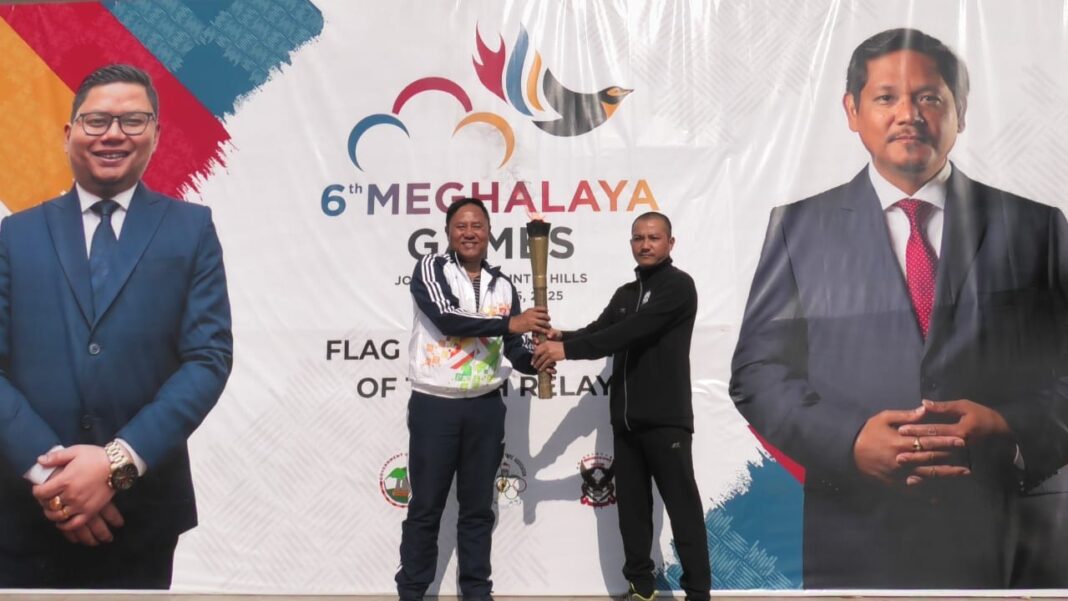 Countdown to 6th Meghalaya Games begins with Torch Relay flag-off in Tura