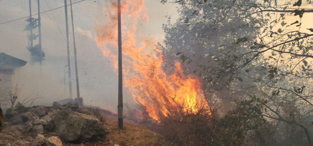 Tawang Chu wildfire