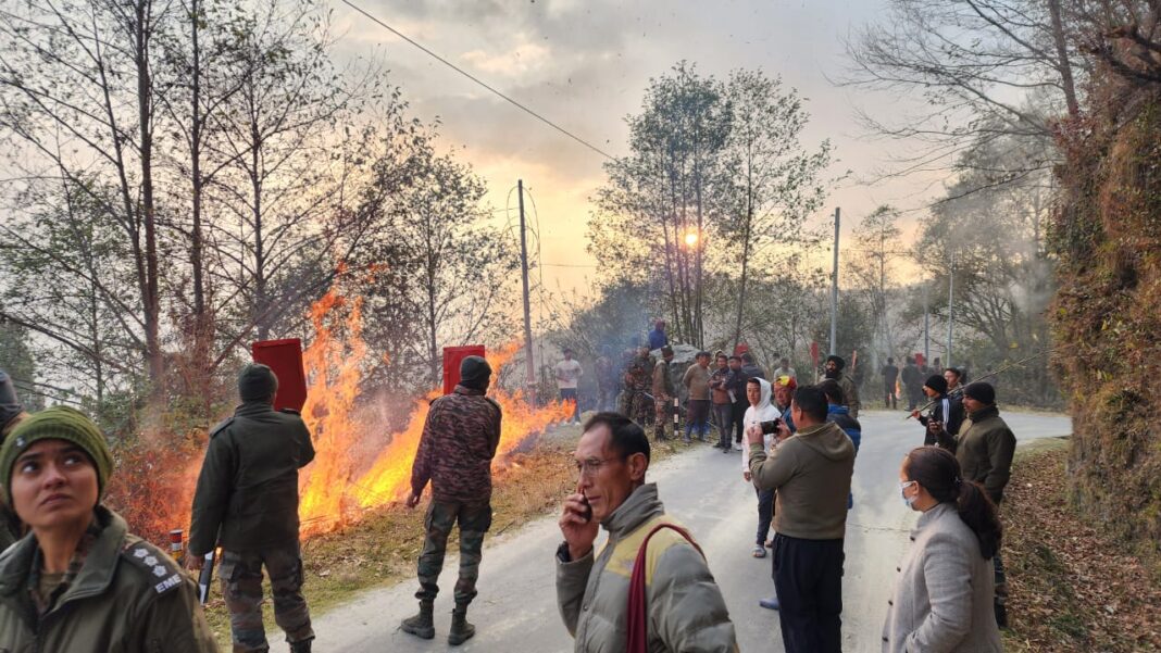 Tawang Chu wildfire