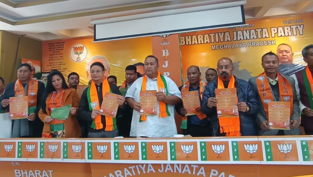 BJP releases manifesto for ADC Polls, promises support for traditional heads and single mothers