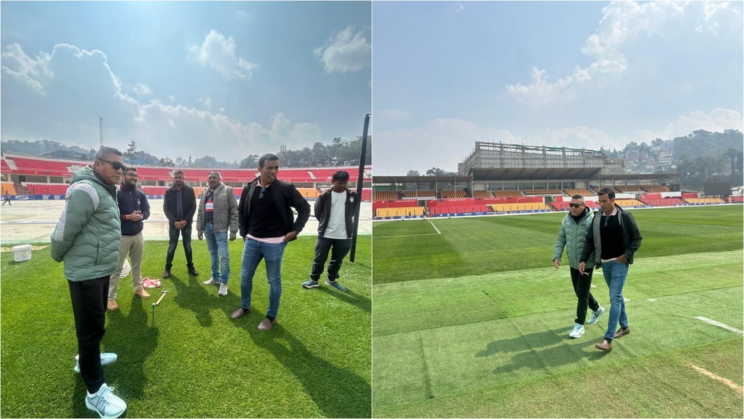 Shillong all set to host international football matches, team India coach inspects JN Stadium