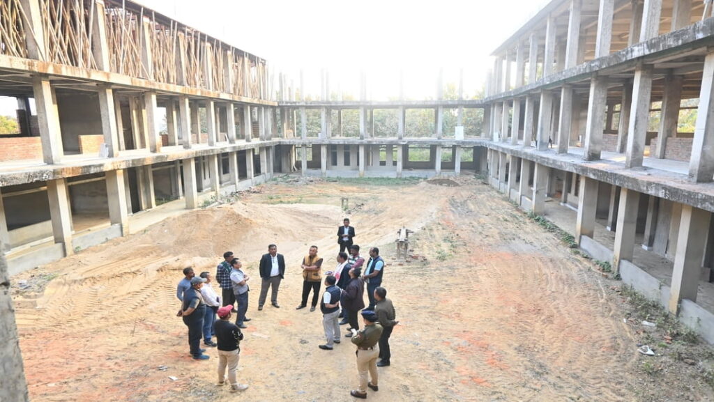 Mahendraganj College to begin academic session this year; Edu Min inspect ongoing construction