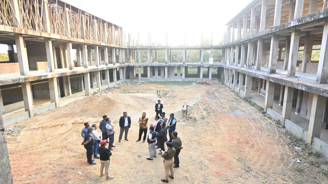 Mahendraganj College to begin academic session this year; Edu Min inspect ongoing construction