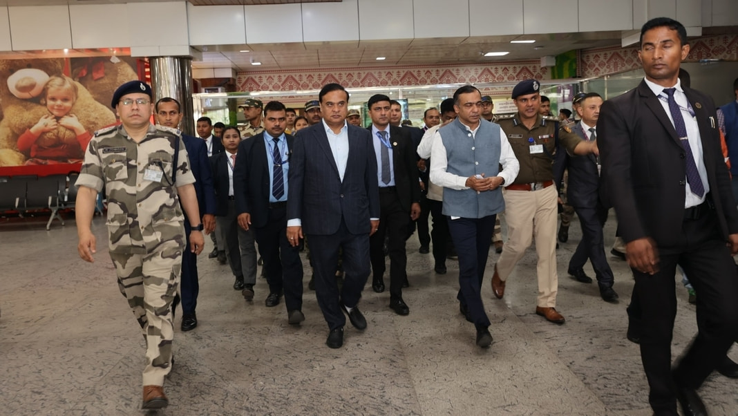 Assam CM Dr Himanta Biswa Sarma unveils upgraded LGBI terminal