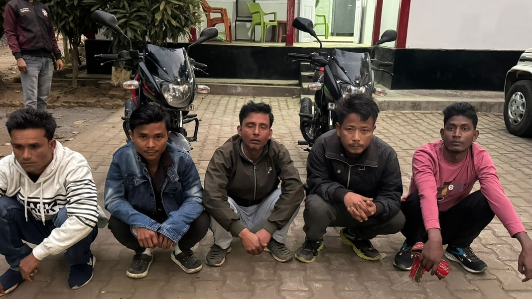 Stolen motorcycle leads to arrest of five in North Garo Hills