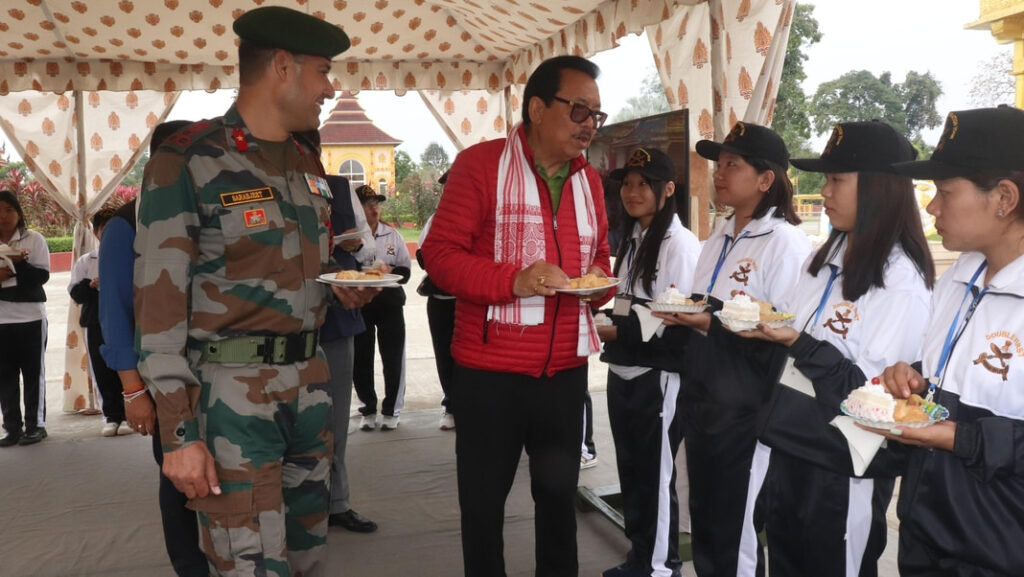 Assam Rifles flags of 13 days National integration tour for girls students of Arunachal Pradesh