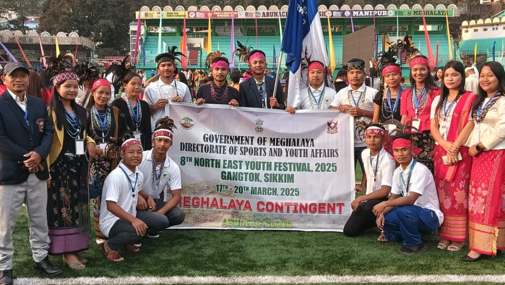 82 youth from Meghalaya participate in 8th North East Youth Festival in Sikkim