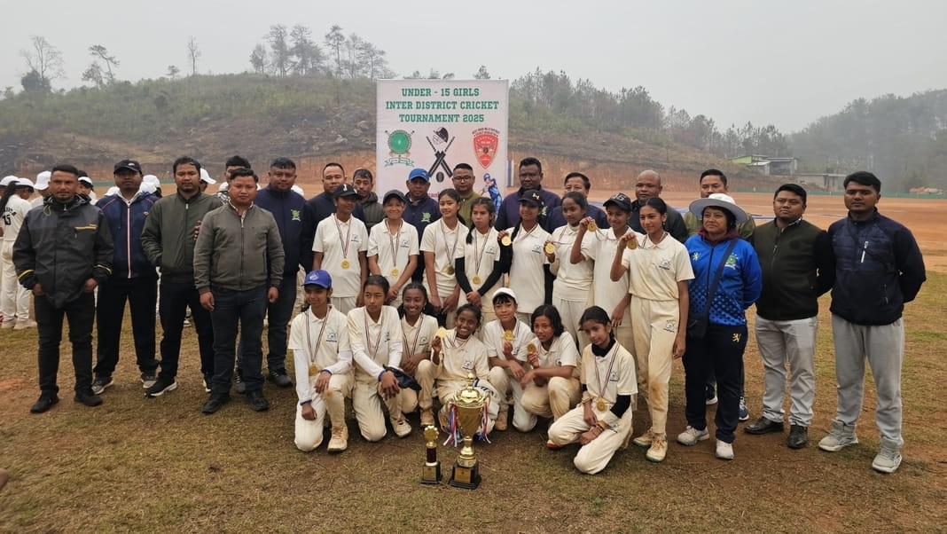 Shillong Cricket Association wins U-15 Girls Inter-District Tournament 2025