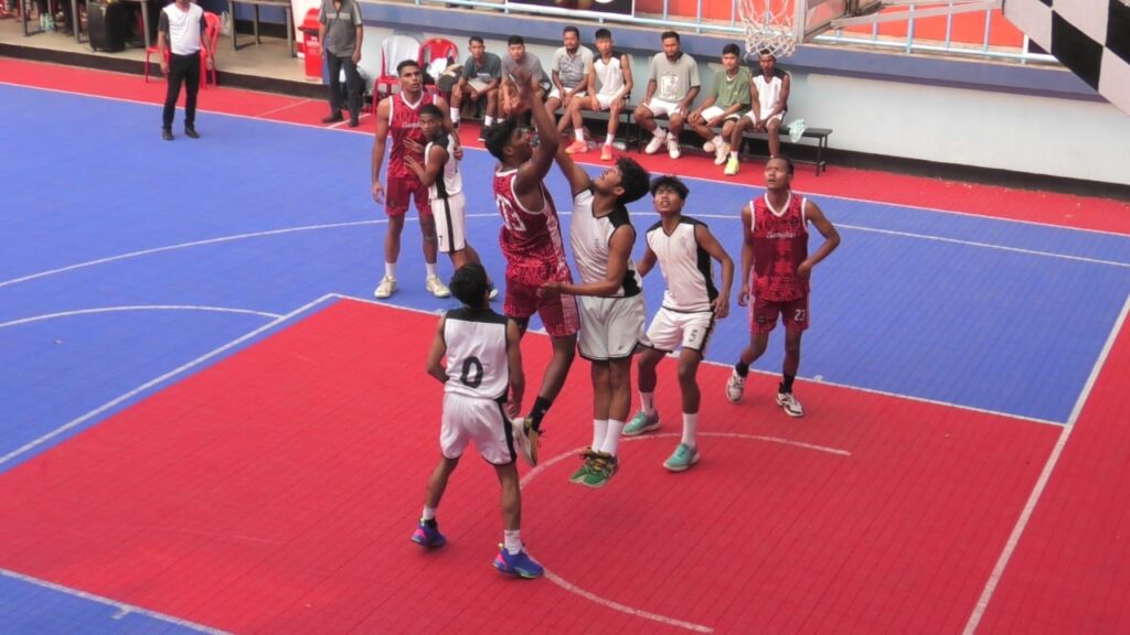 Onyx, Sangkni, SYM & G-Force A reach P.A. Sangma Memorial Basketball semifinals