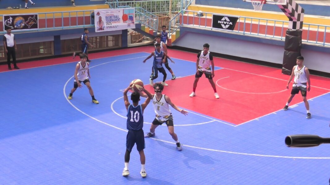 Onyx, Sangkni, SYM & G-Force A reach P.A. Sangma Memorial Basketball semifinals