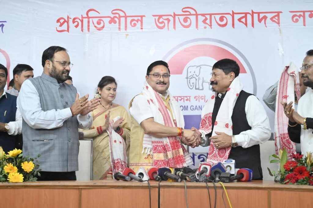 Assam BJP chief meets AGP leaders, pledges to fortify NDA for election victory