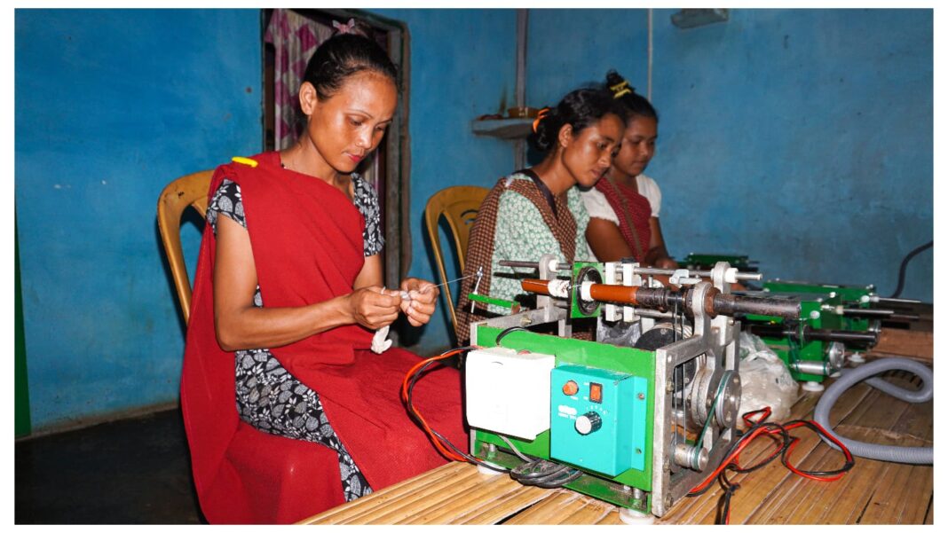 Solar-powered Eri spinning transforms women artisans’ lives in Meghalaya