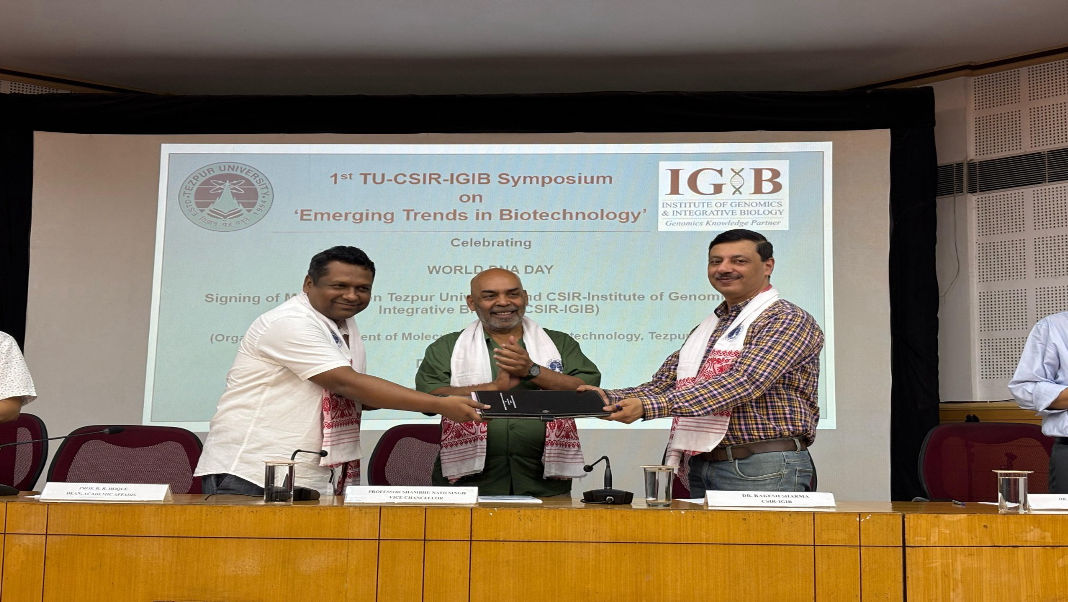 Tezpur University and CSIR-IGIB forge strategic partnership to boost genomics and biotech research