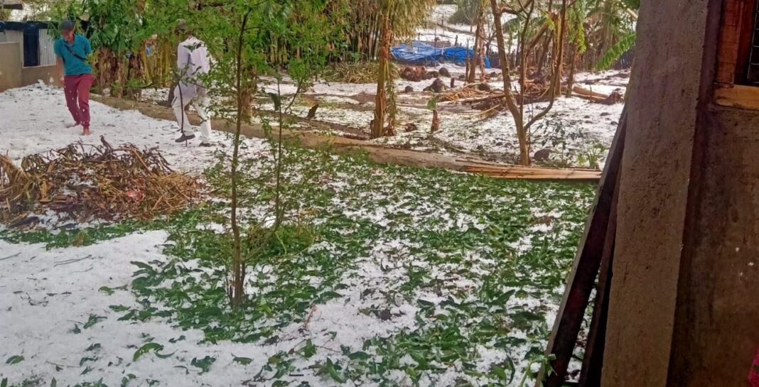 Hailstorm damages over 120 homes, affects 264 people across 9 villages in West Jaintia Hills
