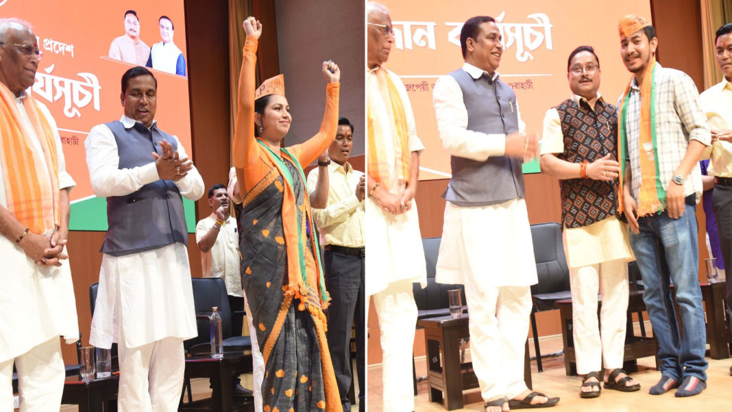 Wave of defections: Cong, AAP, AGP leaders flock to BJP in Assam, cite faith in Sarma’s development agenda