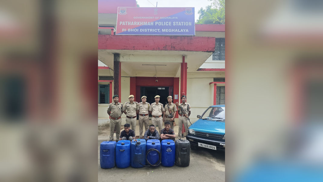 Three held for diesel theft from Jio mobile towers in Ri Bhoi