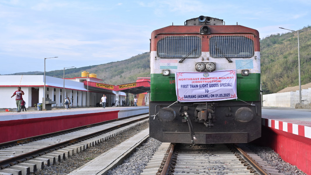 Mizoram joins railway map: NFR conducts historic trial run to Aizawl’s Sairang station