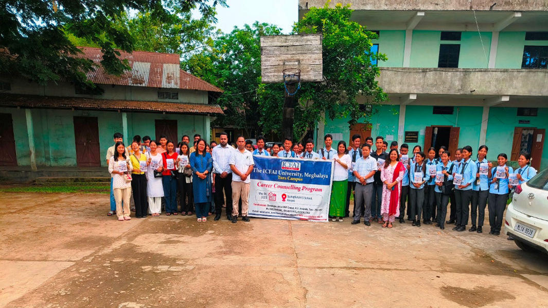 ICFAI University holds career awareness session for students in Ampati