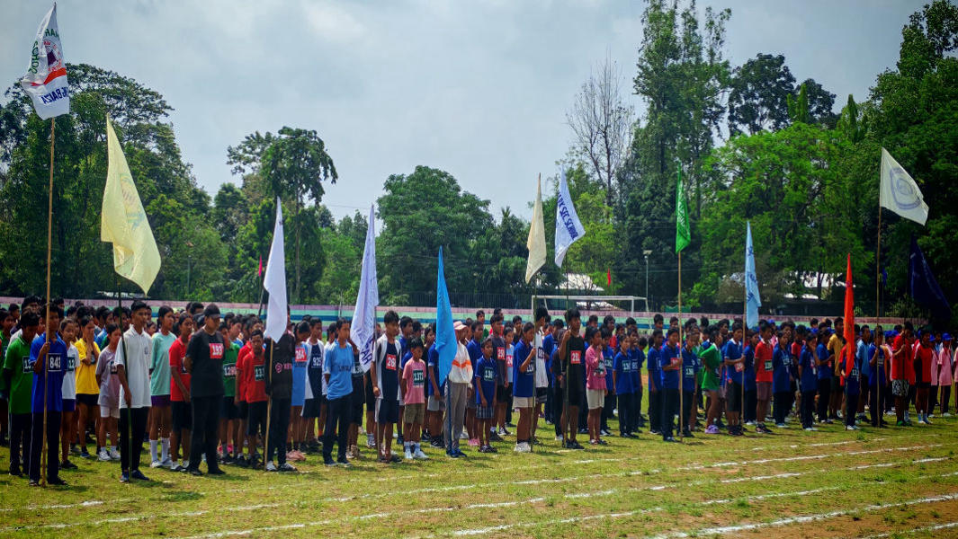 District-level Inter-School Athletic Meet 2025 kicks off in Williamnagar