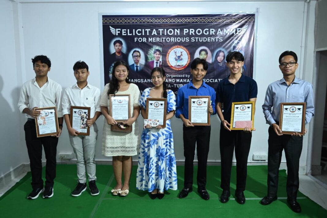 Mangsang Ampang Mahari felicitates Tura students for excellence in board exams
