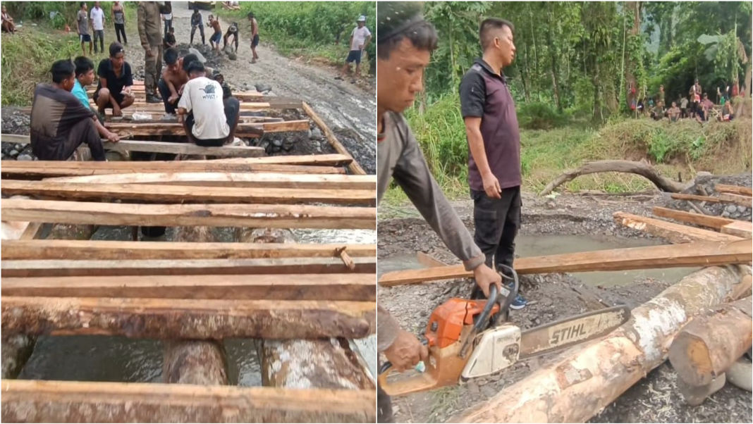 Villagers in Arunachal’s Longding district build bridge after years of government neglect