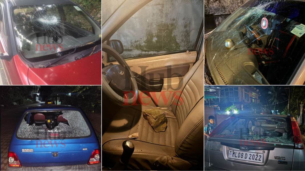 Miscreants go on stone-pelting spree across Tura, vehicles and school property damaged