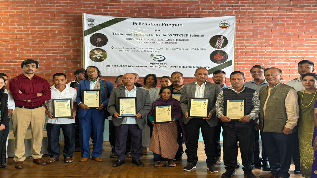 Traditional healers in Meghalaya receive national certification