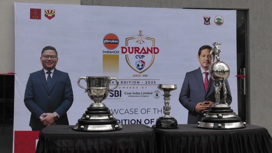 Durand Cup trophy arrives in Tura | Roadshow from P.A. Sangma Stadium to Super Market Complex
