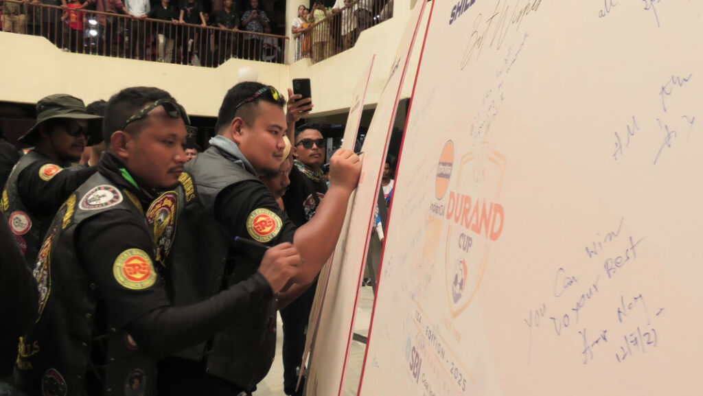 Durand Cup trophy arrives in Tura | Roadshow from P.A. Sangma Stadium to Super Market Complex