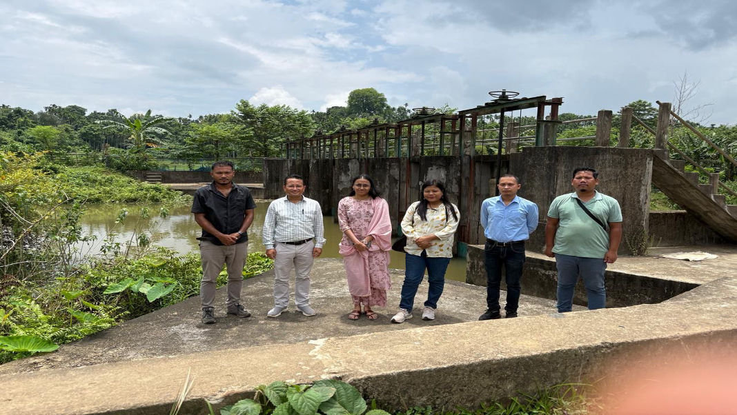 DC inspects Water Resource projects, suggests jute farming in South West Garo Hills