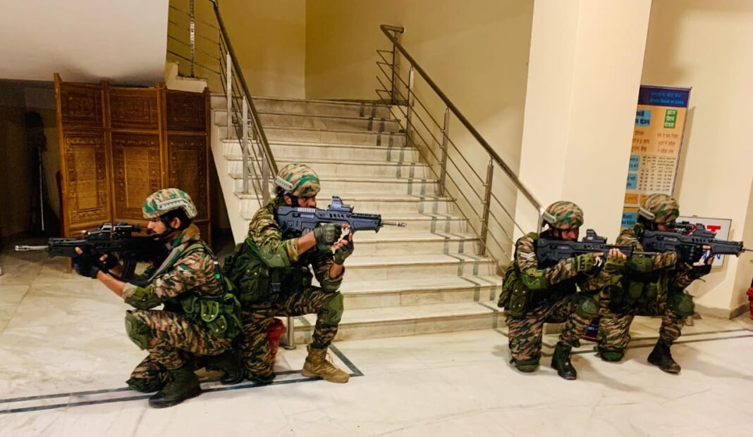 Multi-agency counter-terrorism drill conducted at Agartala Secretariat