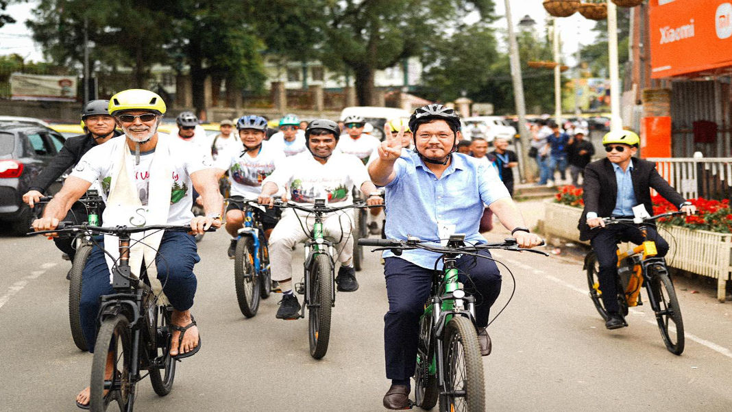 Shillong rolls out public e-bike sharing to curb traffic, boost green mobility