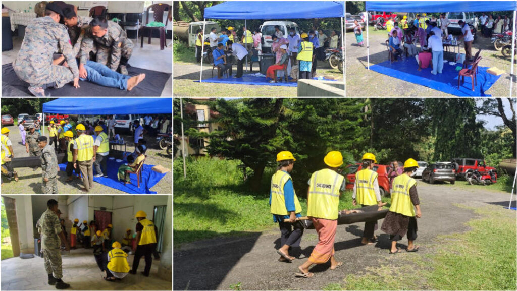 South Garo Hills conducts mock drill based on 7.3 magnitude earthquake scenario