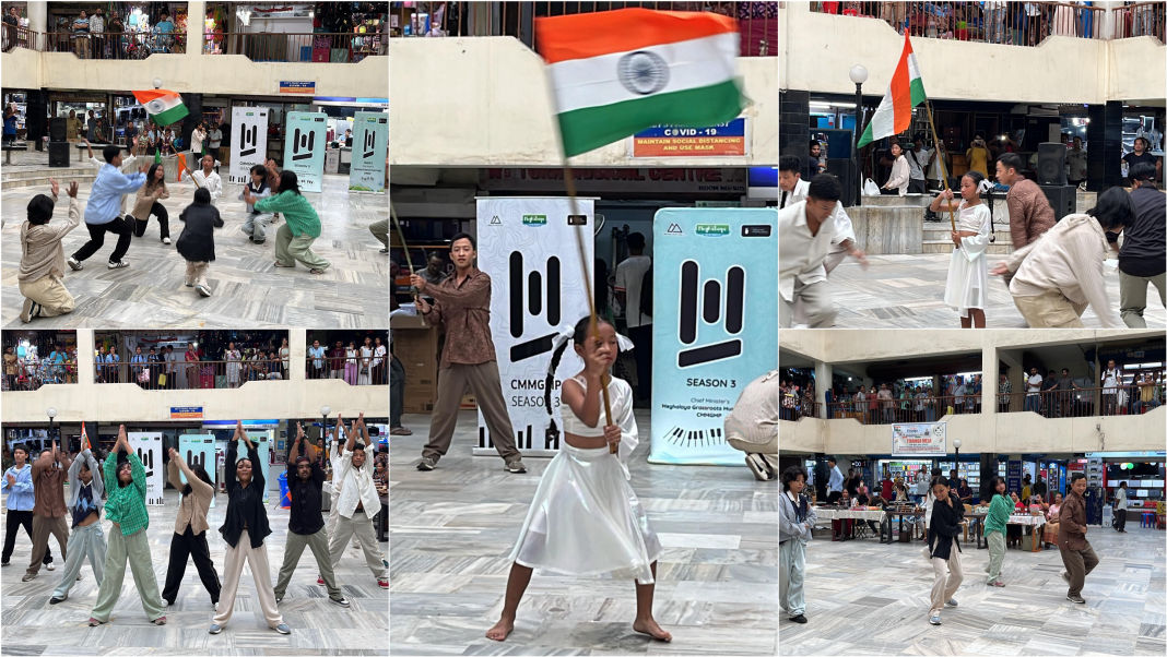 Patriotic flash mob, anti-drug message draw crowds at Tura supermarket