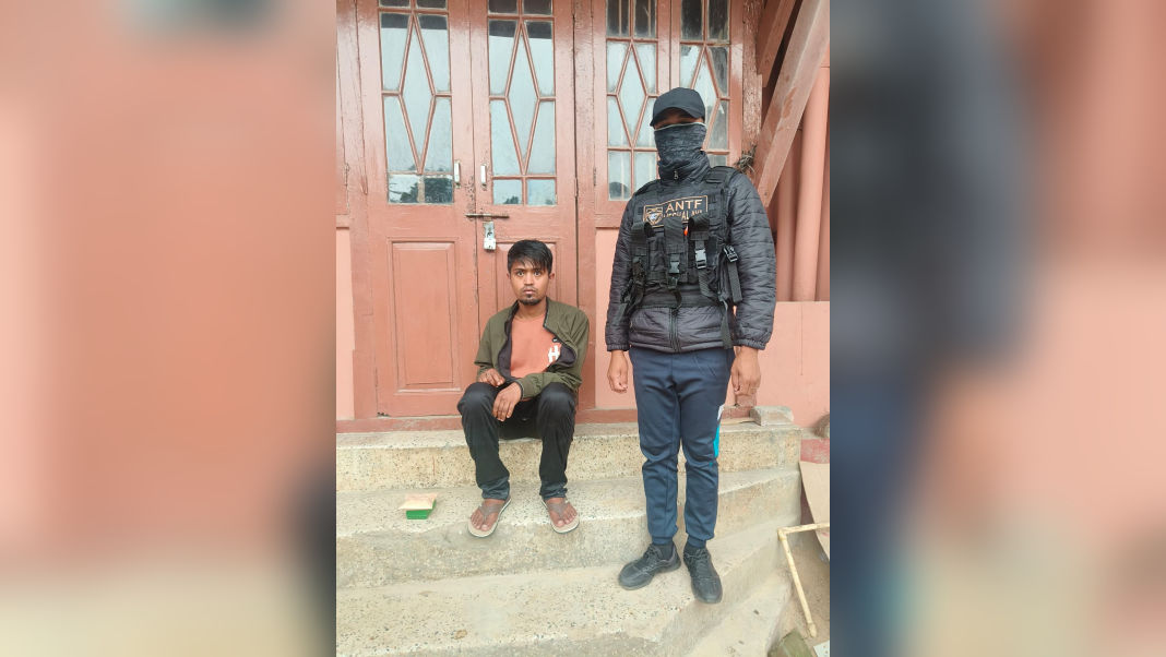 One drug peddler apprehend with heroin in Shillong