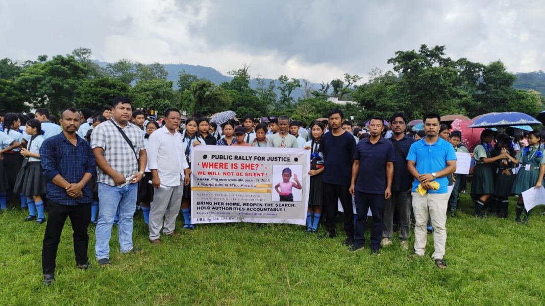 Public outcry grows as minor girl remains missing in North Garo Hills