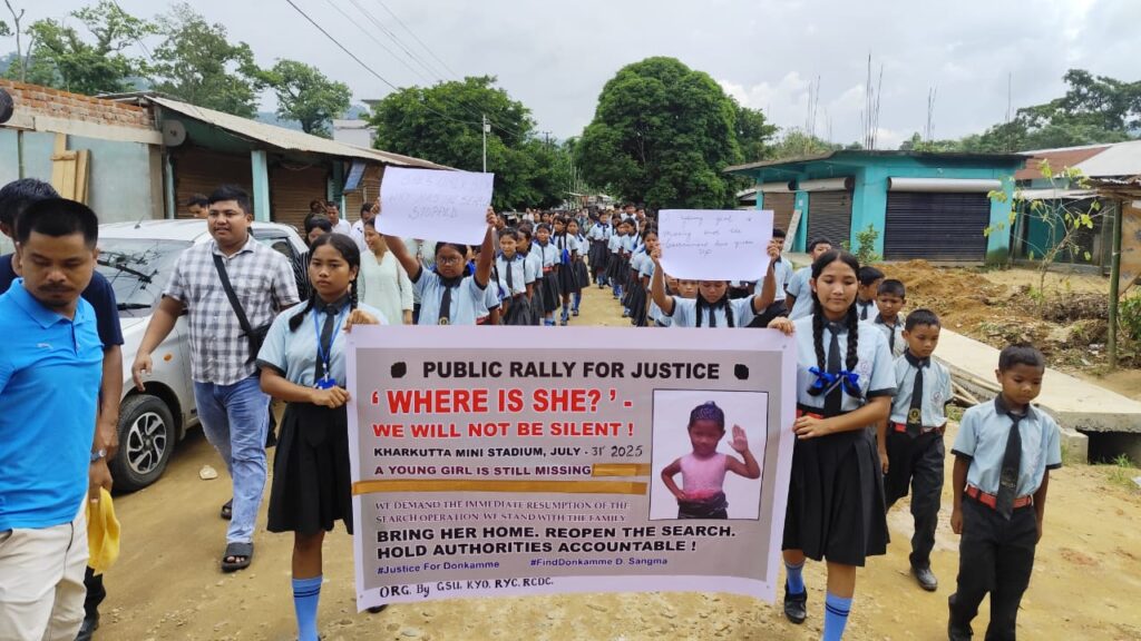 Public outcry grows as minor girl remains missing in North Garo Hills